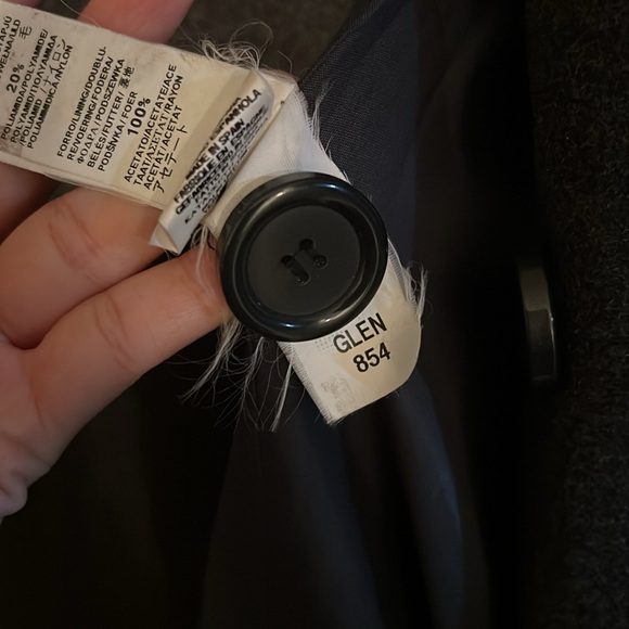 Zara Wool Coat Funnel Neck - Picture 3 of 6